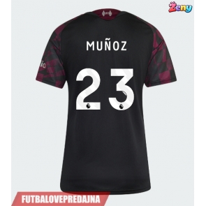 Lacne Ženy Futbalové dres Liverpool Victor Munoz #23 2026-27 Krátky Rukáv - Tretina
